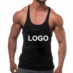 Camiseta sin Mangas para Hombre de Alta Calidad, Ecológica, de Secado Rápido, con Logotipo Personalizado, Casual, Tallas Grandes, Impresa en Serigrafía, Poliéster/Algodón - Product Image 1