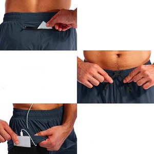 Pantalones Cortos de Forro Polar Blancos para Hombre, Tela Gruesa y Suave, Cintura con Cordón, Casuales, para Gimnasio, Entrenamiento, Descanso, Servicio de Logotipo Personalizado OEM - Product Image 5