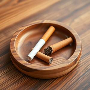 Cendrier en bois de qualité supérieure |   Cendrier finition polie pour bureau - Product Image 4