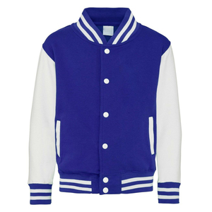 Blousons universitaires pour hommes grandes tailles, en polaire noir et blanc, décontractés, vierges pour la vente en gros, personnalisables avec logo, pour l'automne - Product Image 4