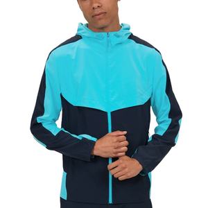 Chaqueta de secado rápido para hombre impermeable a prueba de viento logotipo personalizado diseño poliéster Softshell chaqueta cortavientos atlética de nailon para hombre 2026 - Product Image 1