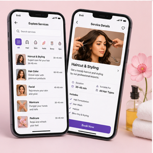 Plataforma Moderna de Belleza y Bienestar, Servicio de Seguimiento de Citas, Coordinación, Experiencia del Cliente, Android, iOS, Nube - Product Image 3