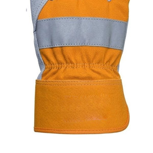 Nouvelles gants de sécurité en cuir de vachette pleine fleur, antistatiques, résistants à la chaleur, avec manchette caoutchoutée, usage général, durables - Product Image 6