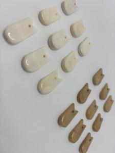 Cuentas de Dientes de Alce Naturales con un Orificio, Acabado Antiguo, Suministros para la Fabricación de Joyería Artesanal, Calidad de Exportación al por Mayor - Product Image 2