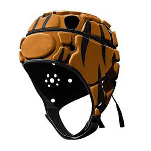 Casco Protector de Fútbol Americano DUAL SPORT, de Cuero PU, para Adultos, Unisex, con Acolchado Suave, Protección UV, hasta 7 Ventilaciones - Product Image 1