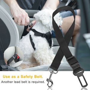 2 Pezzi Guinzaglio di Sicurezza Regolabile per Cani e Gatti, Cintura di Sicurezza per Animali Domestici per Viaggi in Auto - Product Image 5