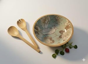 Tazón de Madera de Mango de Primera Calidad para Servir Ensaladas, Bocadillos o Frutas, Disponible para Suministro al por Mayor - Product Image 5