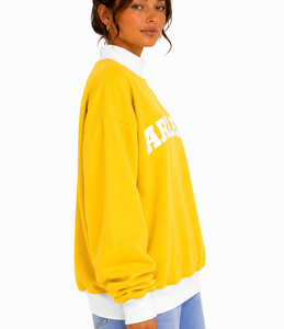 <b>Women's</b> Casual Mock Neck Pullover <b>Lightweight</b> 100% Cotton Oversized <b>Sweatshirt</b> with Drop Shoulder Custom Design - Product Image 3