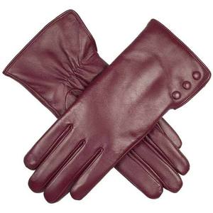 Gants en cuir véritable pour femmes, longueur poignet, pour toutes les saisons, dernière mode, élégants, pour tenues de soirée et activités de plein air, unis - Product Image 1