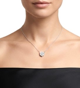 จี้เพชรทรงกลมแบบเรียงกลุ่ม ดีไซน์ดอกไม้ สร้อยคอทองคำแท้ 10K 14K 18K รับรองโดย IGI เครื่องประดับเจ้าสาวสุดหรู - Product Image 6