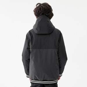 Chaqueta de Esquí Impermeable con Capucha para Niñas, 10,000 mm, Poliéster, Cierre de Cremallera, Estampado Digital, Estilo Deportivo, Ropa de Exterior para Niños, Algodón PP - Product Image 5
