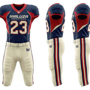 Uniforme de Fútbol Americano Personalizado Serie Pursuit, Sublimación Completa, Ligero, Aerodinámico, Conjunto de Jersey de Fútbol Profesional - Product Image 6