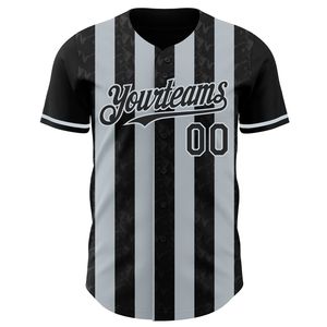 Custom Baseball Jersey Full Button Sublimation Print Team Uniform Wholesale 100% Polyester Short Breathable Summer Winter Spring - Product Image 4