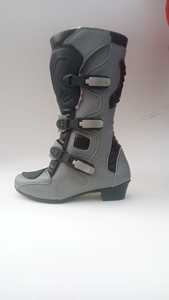 Botas de Motociclista para Mujer, Botas de Carreras de Media Pantorrilla, Zapatos de Cuero Originales para Chicas, Zapatos de Carreras Femeninos - Product Image 3