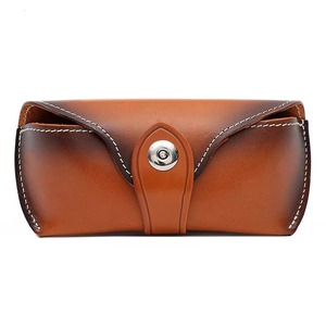 Vintage Full Grain Leather Sunglasses <b>Case</b> Durable <b>Soft</b> Lining Spectacle Protector Bulk Export Quality LGC-0073 - Product Image 2