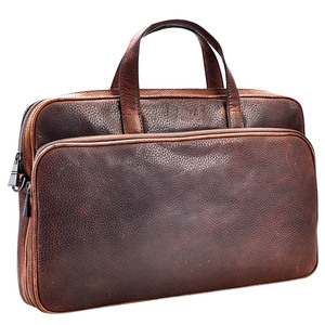 Sac à dos pour ordinateur portable en cuir véritable, sacoche élégante pour homme, idéal pour les affaires - Product Image 5