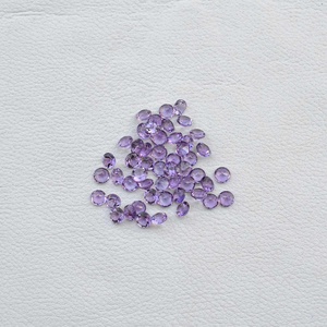 Améthyste brésilienne naturelle de qualité AAA calibrée coupe brillante 4mm pierres précieuses en vrac accessoires de fabrication de bijoux à bricoler soi-même faits à la main inde - Product Image 3