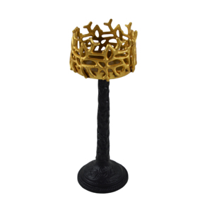 Mosaic <b>Hurricane</b> Candle Stand Silver Finishing Solid Metal Candle Holder <b>Lanterns</b> Indoor Decor T-light Holder <b>Lanterns</b> - Product Image 3