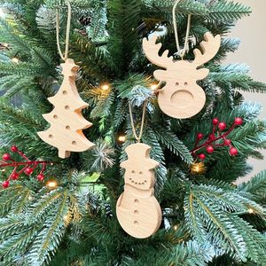 Eco Friendly <b>Christmas</b> <b>Tree</b> Decoration Tags Rustic Wooden Ornaments for Gifts and Holiday Decor Available For Sale - Product Image 1