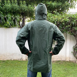 Men Rain Suit Waterproof Hooded Jacket Pants Set Lightweight Packable Outdoor Rainwear for Cycling Hiking Travel Wholesale - Product Image 6