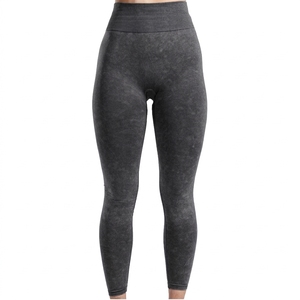 Wholesale Fashion New Women Ditsy Floral Suede Skinny High Waist <b>Scrunch</b> Breathable Thick Knitted Polyester Printed <b>Leggings</b> - Product Image 2
