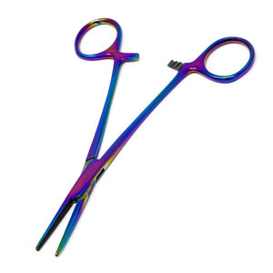 Instrumentos Quirúrgicos, Pinzas Kelly 5/12 14cm Curvas y Rectas, Acero Inoxidable Manual, Aprobadas por CE, Grado A+, Uso Hospitalario - Product Image 3