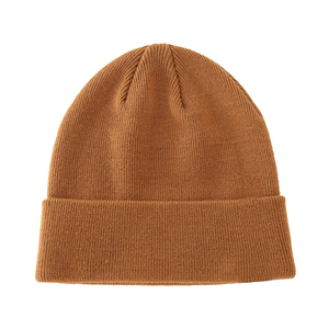 Wholesale High Quality Custom Beanies Unisex Pure Color 100% Acrylic Soft Warm Winter <b>Hats</b> Breathable Logo Knitted <b>Cap</b> - Product Image 1