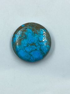 Turquoise naturelle de forme arrondie, 2 pièces, 35,53 carats, meilleur prix pour la fabrication de bijoux - Product Image 3