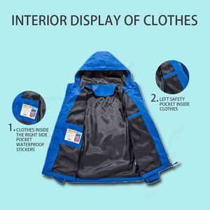 Veste Softshell imperméable légère pour homme, coupe-vent, résistante aux intempéries, portable, pour le voyage - Product Image 6