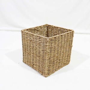 Hot Selling Seagrass Storage <b>Basket</b> Storage Box Square Woven <b>Cube</b> Bin Organizer - Product Image 5