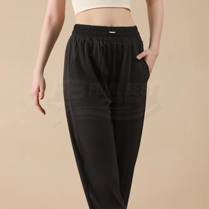 Pantalon de yoga taille haute à motif écossais effet glaçon, double poche latérale, sans couture, grandes tailles, services OEM en gros - Product Image 3