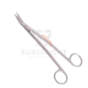 กรรไกรผ่าตัดแบบโค้ง Blush Surgical Dean ขนาดสั่งทำพิเศษ สำหรับงานผ่าตัดช่องปากและหู คอ จมูก ผลิตจากเหล็กกล้าไร้สนิมเยอรมัน มาตรฐาน CE MOL รุ่น SI-OIS-0001 - Product Image 1