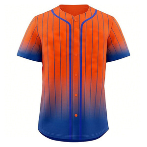 Maillot de baseball à boutons à motif écossais imprimé par sublimation, respirant, anti-humidité, séchage rapide, grande taille, pour softball d'hiver - Product Image 5