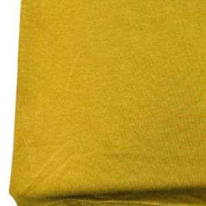 T-shirt Ringer en Chenille Dorée Jaune à Manches Courtes avec Bordure Rose et Motif Brodé – Vêtement Décontracté Tendance pour Femme - Product Image 6