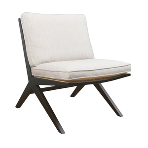 Sillón Moderno de Madera Maciza Tapizado para Jardín, Sala de Estar, Hotel, Resort, Cafetería - Product Image 1