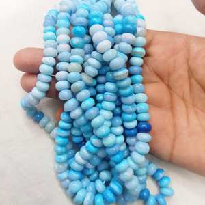 ลูกปัดโอปอลทรงรอนเดลล์สีรุ้ง คุณภาพพรีเมียม ดีไซน์คลาสสิกทันสมัย สำหรับทำสร้อยคอ เครื่องประดับ DIY - Product Image 6