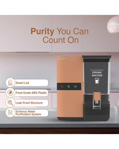 Système de purification d'eau domestique FINPURE COPPER GOLD par osmose inverse avec réservoir de stockage de 9 litres - Product Image 5