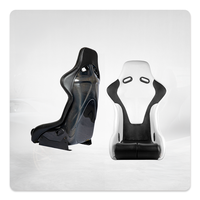 Nouvelle conception Fauteuil de bureau ergonomique de course en fibre de carbone Apex et cuir PU, siège baquet complet, dossier haut, pour gamer, maison et chambre