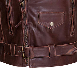 Chaquetas de Motocicleta de Cuero Genuino Hechas a Medida, Diseño Personalizado, Servicio OEM, Precio Económico, Venta al Por Mayor - Product Image 6