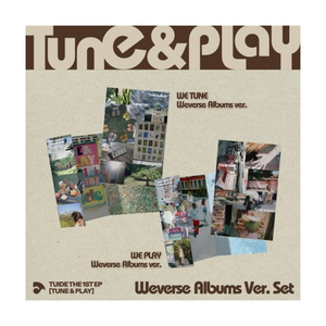 อัลบั้มเพลงป๊อปเกาหลีสำหรับเด็ก TUIDE-TUNE & PLAY บน Weverse (วัสดุพลาสติกและกระดาษ) - Product Image 1