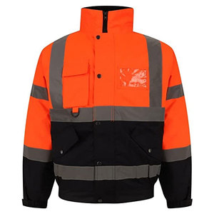 Chaqueta de Trabajo de Alta Visibilidad, Reflectante, Resistente al Viento, Transpirable y con Protección Contra Incendios, con Paquete de Respirador para Seguridad Industrial en Invierno - Product Image 1