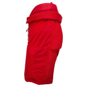 Women <b>Red</b> Padded Ice Hockey Shorts with Waist <b>Belt</b> Protective Sports Pants Lightweight Athletic Training Clothing - Product Image 3
