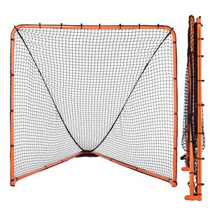 Porta da Lacrosse 6FT X 6FT Portatile Pieghevole con Telaio in Acciaio, Rete per Allenamento, Montaggio Rapido, Attrezzatura da Giardino per Allenamento Sportivo - Product Image 1