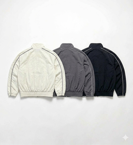 Conjunto de Chaqueta Cortavientos Bordada Premium, Chándal Personalizado, Ropa Urbana de Diseño, Fabricante Mayorista OEM ODM - Product Image 4