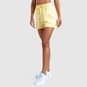 Shorts de sport pour femmes, taille mi-haute, respirants, coupe ample, imperméables, séchage rapide, écologiques, 100% coton, pour la course - Product Image 6