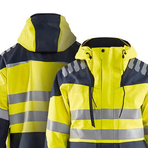 Chaqueta de Trabajo Resistente para Hombre – Abrigo de Seguridad Industrial para la Construcción con Múltiples Bolsillos y Tela Protectora Duradera - Product Image 3