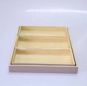 Nueva colección Ventas al por mayor Triángulo Bandeja de bambú Té decorativo Bandeja de bambú Cocina Hogar Cocina - Product Image 6