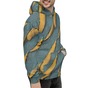 Sweat-shirt à capuche tie-dye slim fit pour homme, logo personnalisé, effet délavé, vêtement de mode urbaine professionnel, nouveau style 2026 - Product Image 4