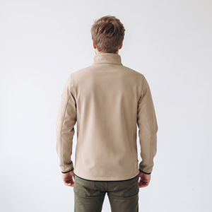 OEM Custom Embroidered Logo Soft Shell <b>Jackets</b> <b>Men</b> Waterpoof Training <b>Jackets</b> Outdoor Hiking Camping Trainer <b>Jacket</b> <b>Men's</b> - Product Image 2
