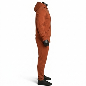 Survêtement de sport pour homme sur mesure, 2 pièces, surdimensionné, en tissu épais - Product Image 5